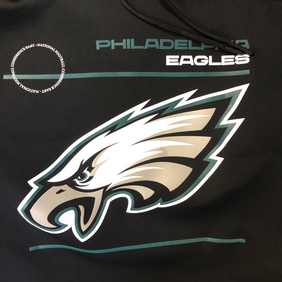 Nike NFL Onfield Black Hoodie XL Philadelphia Eagles - Picture 2 of 9